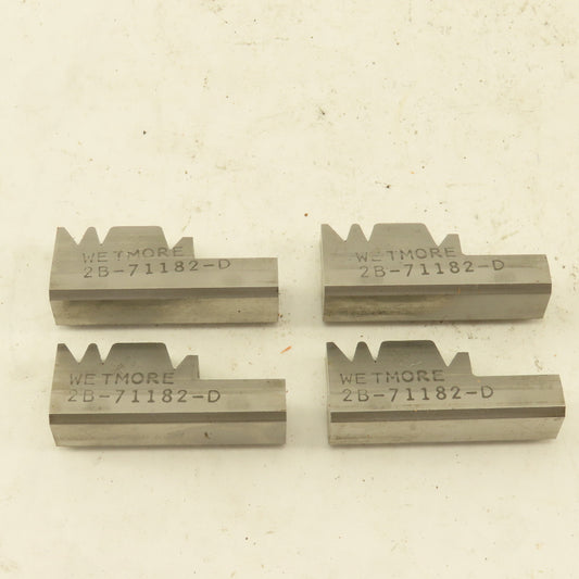 Wetmore 2B-71182 Hobbing Form Mill Cutters Set 3 Lot of 4