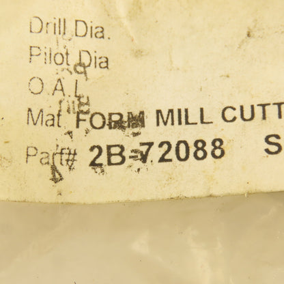 Wetmore 2B-72088 Hobbing Form Mill Cutters Set 7 Lot of 4