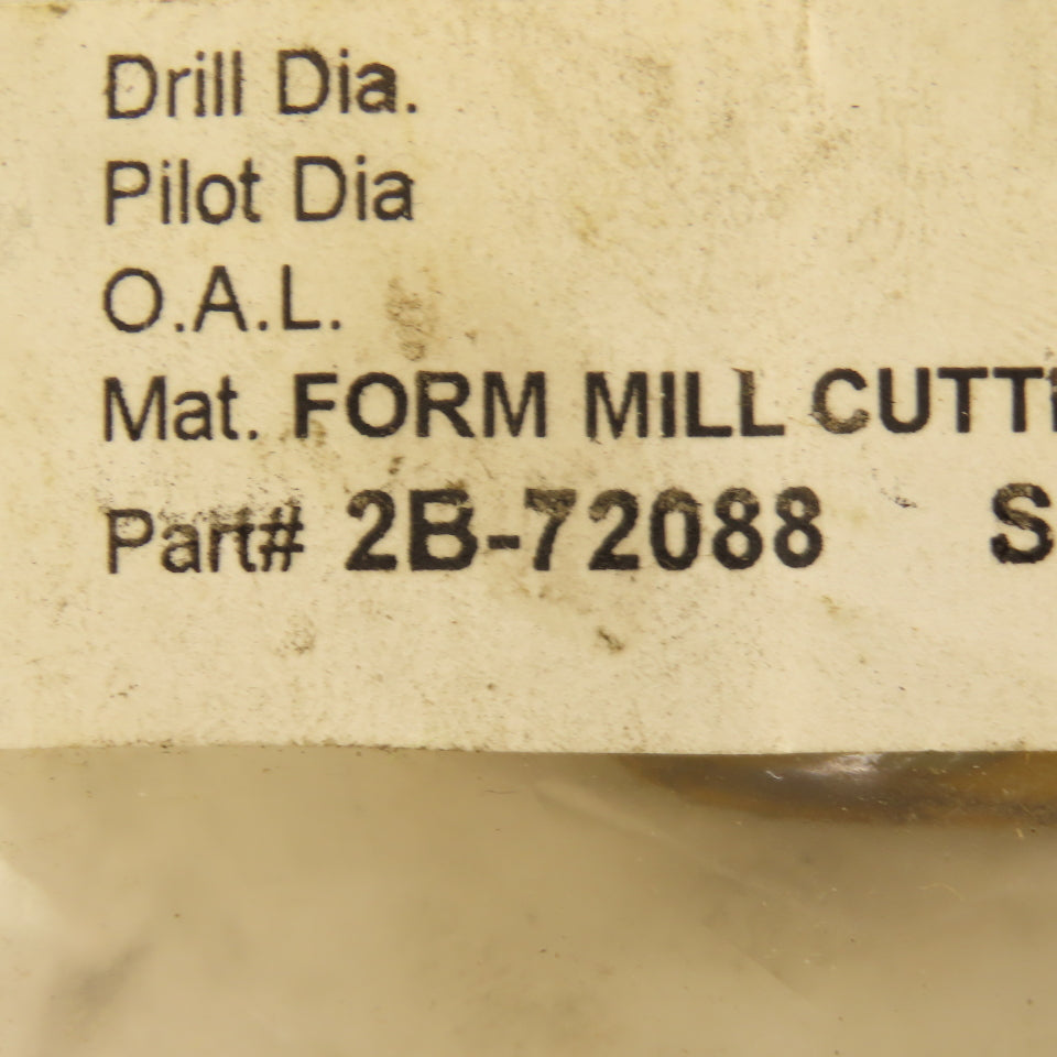 Wetmore 2B-72088 Hobbing Form Mill Cutters Set 14 Lot of 4