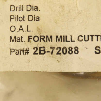 Wetmore 2B-72088 Hobbing Form Mill Cutters Set 14 Lot of 4