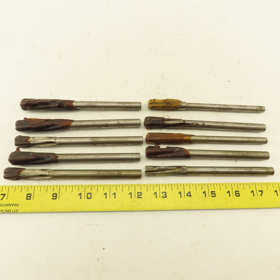 SPIE  Murdock A-2b-73040 0.434" Carbide Tipped Spiral Chucking Reamer Lot of 10