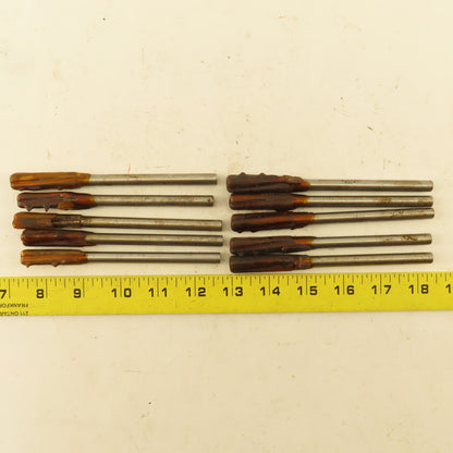 Hannibal B-B2-70166 0.393" Carbide Tipped Spiral Chucking Reamer Lot of 10
