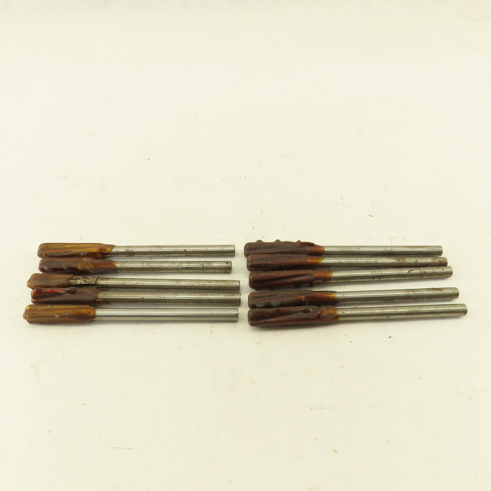 Hannibal B-B2-70166 0.393" Carbide Tipped Spiral Chucking Reamer Lot of 10