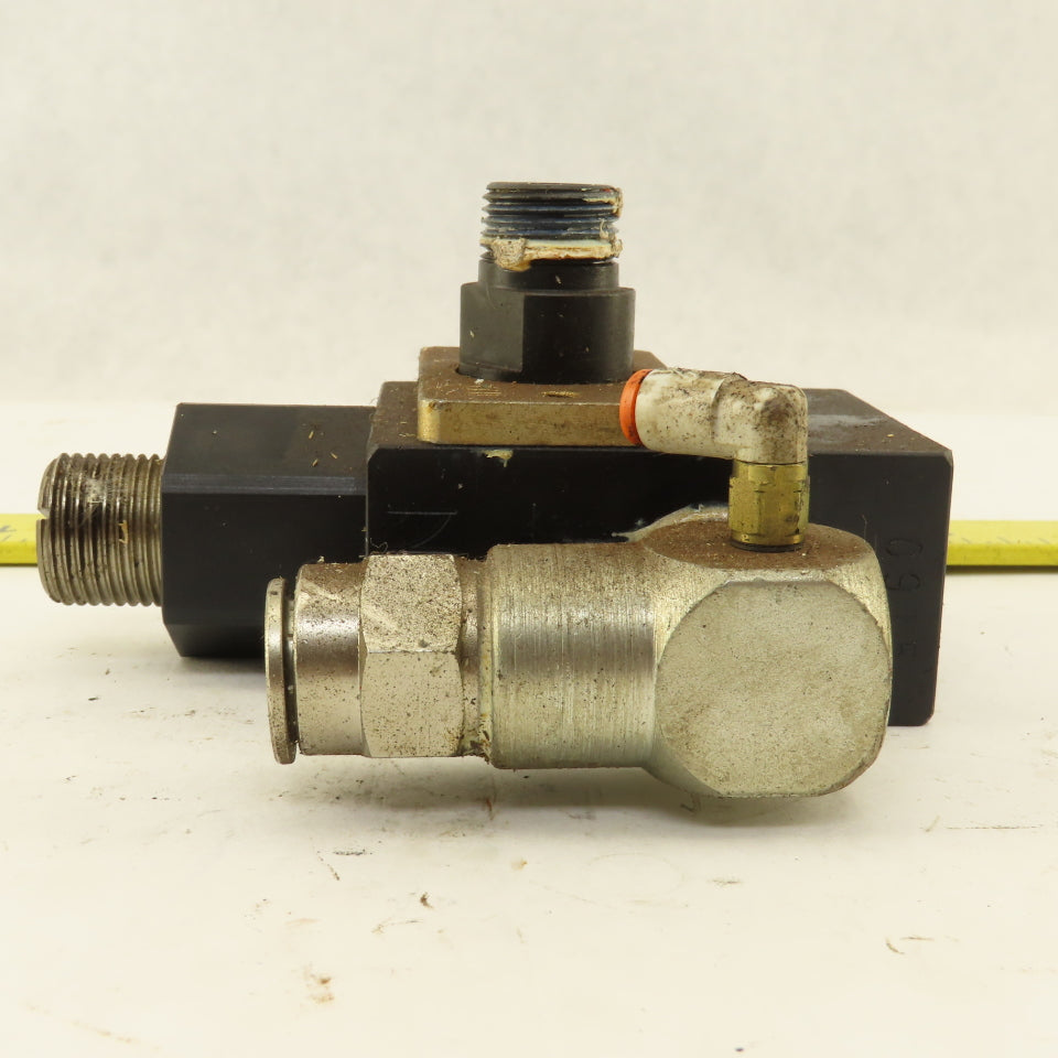 NGT B6S00AD38 3/8" NPT Swivel Pressure Operated PO Check Valve 120 PSI