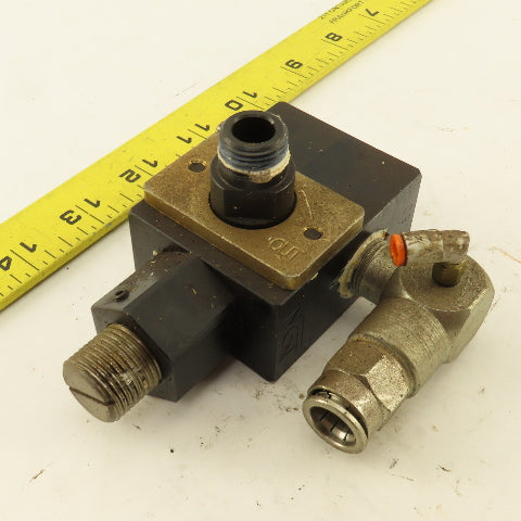 NGT B6S00AD38 3/8" NPT Swivel Pressure Operated PO Check Valve 120 PSI