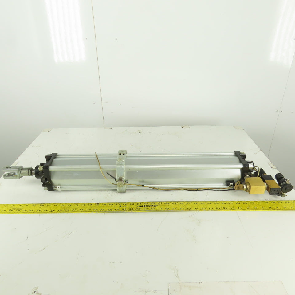 Pneumax 100mm Bore 660mm Stroke Trunnion Mount Air Cylinder
