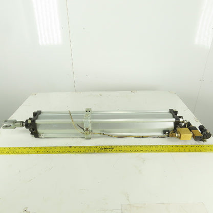 Pneumax 100mm Bore 660mm Stroke Trunnion Mount Air Cylinder