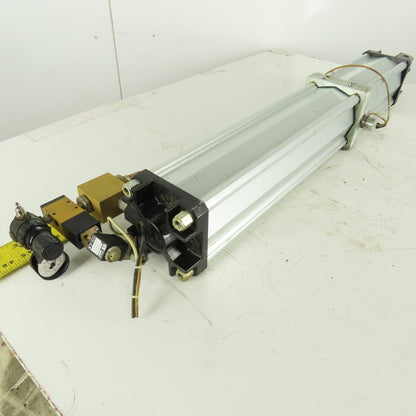 Pneumax 100mm Bore 660mm Stroke Trunnion Mount Air Cylinder