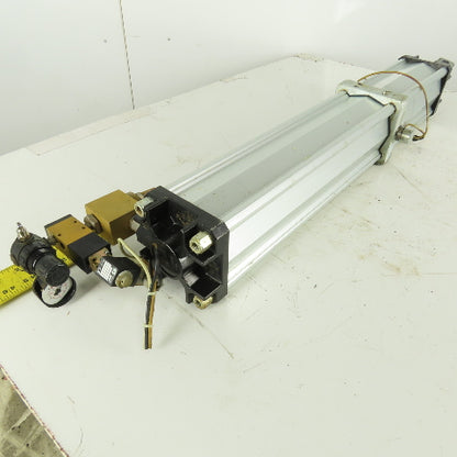 Pneumax 100mm Bore 660mm Stroke Trunnion Mount Air Cylinder