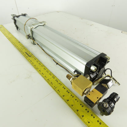 Pneumax 100mm Bore 660mm Stroke Trunnion Mount Air Cylinder