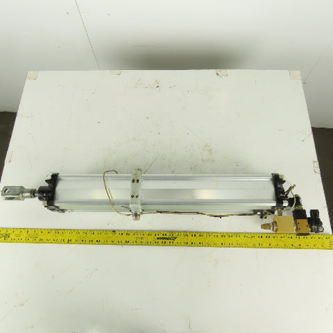 Pneumax 100mm Bore 660mm Stroke Trunnion Mount Air Cylinder