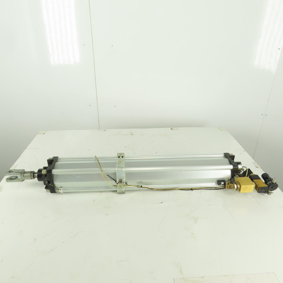 Pneumax 100mm Bore 660mm Stroke Trunnion Mount Air Cylinder
