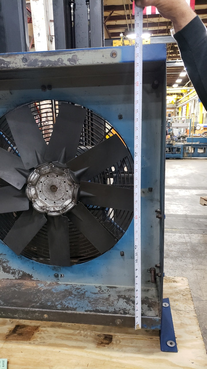 Quincy 350 Rotary Screw Air Compressor 25-1/2" Dia After Cooler Fan 230/460V 3Ph