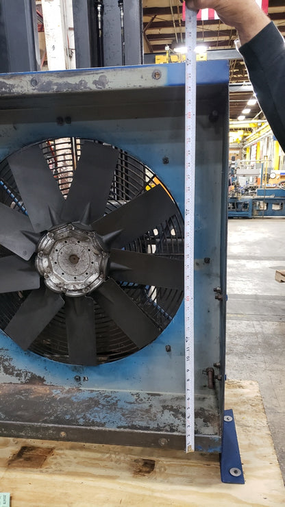 Quincy 350 Rotary Screw Air Compressor 25-1/2" Dia After Cooler Fan 230/460V 3Ph