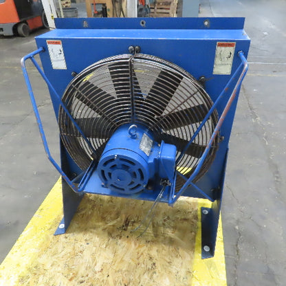 Quincy 350 Rotary Screw Air Compressor 25-1/2" Dia After Cooler Fan 230/460V 3Ph