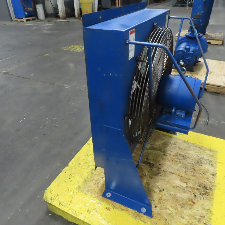 Quincy 350 Rotary Screw Air Compressor 25-1/2" Dia After Cooler Fan 230/460V 3Ph
