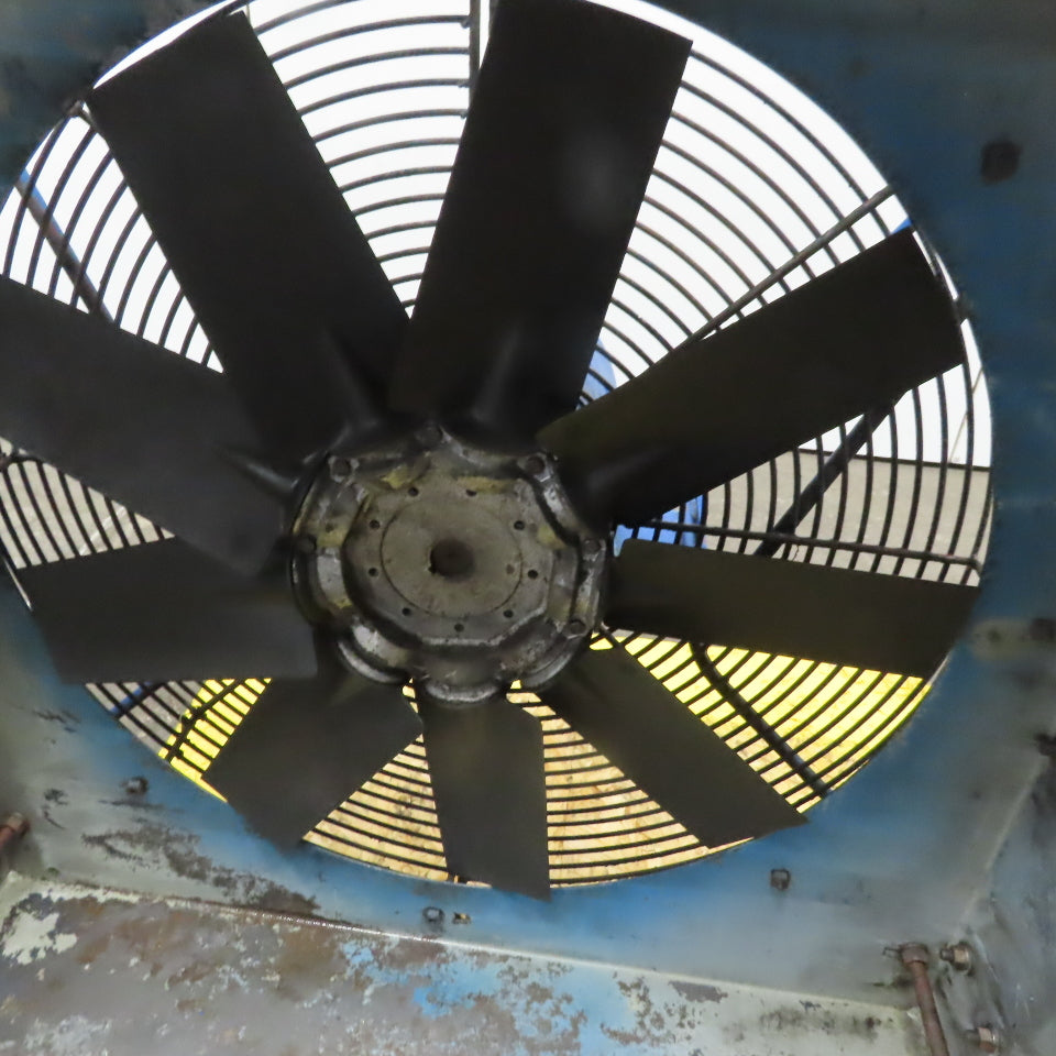 Quincy 350 Rotary Screw Air Compressor 25-1/2" Dia After Cooler Fan 230/460V 3Ph