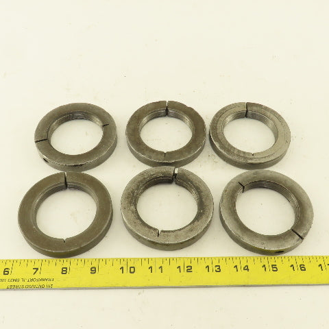 2-3/8" - 12  Threaded Split Ring Shaft Lock Collar Lot of 6