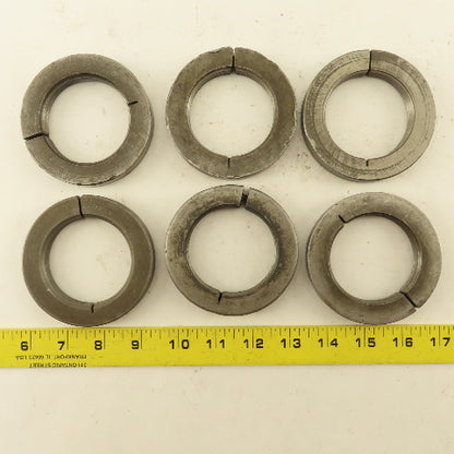2-3/8" - 12  Threaded Split Ring Shaft Lock Collar Lot of 6