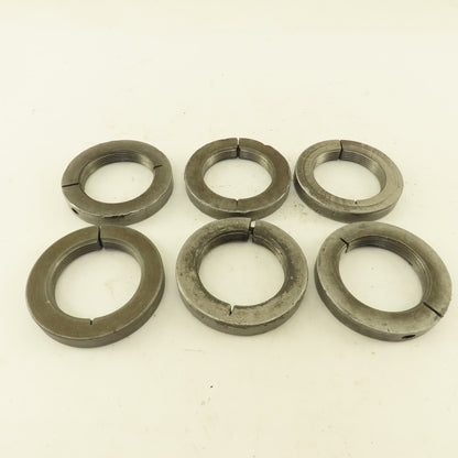 2-3/8" - 12  Threaded Split Ring Shaft Lock Collar Lot of 6