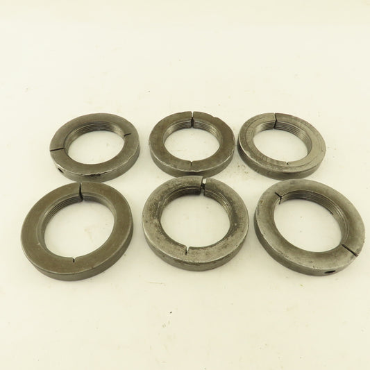 2-3/8" - 12  Threaded Split Ring Shaft Lock Collar Lot of 6