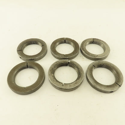 2-3/8" - 12  Threaded Split Ring Shaft Lock Collar Lot of 6