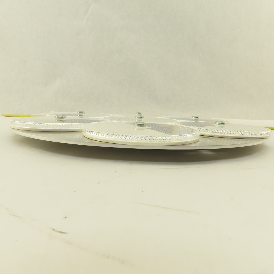 Photoelectric Sensor Reflector Cluster 10" Plate W/ 7 AKT No. 18 Reflectors