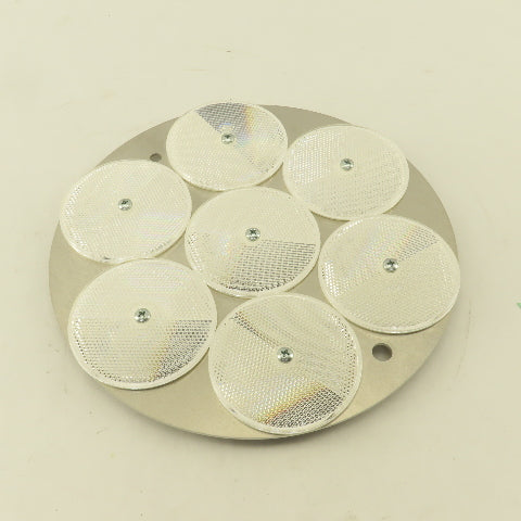 Photoelectric Sensor Reflector Cluster 10" Plate W/ 7 AKT No. 18 Reflectors