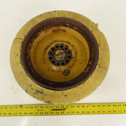 Caterpillar M350 18 x 6 x 12-1/2" Press On Forklift Tire With 12 Bolt Hub