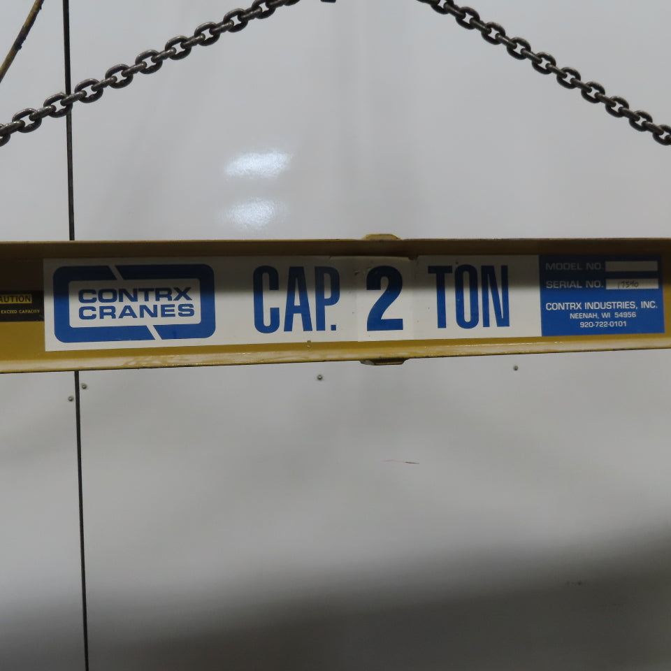 Contrx Cranes 2 Ton Double-Hook Hoist Lifting Beam  Attachment 137-1/2" Wide