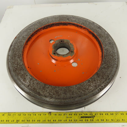 HE&M Horizontal Pivot Band Saw Blade Drive  Wheel Tire 28-1/2" x 1-1/2"