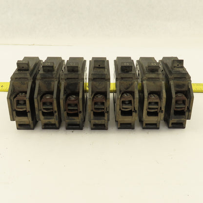 General Electric TQC1150 50A Single Pole Circuit Breaker 120/240V Lot Of 7