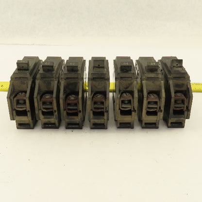 General Electric TQC1150 50A Single Pole Circuit Breaker 120/240V Lot Of 7