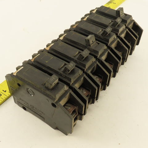 General Electric TQC1150 50A Single Pole Circuit Breaker 120/240V Lot Of 7