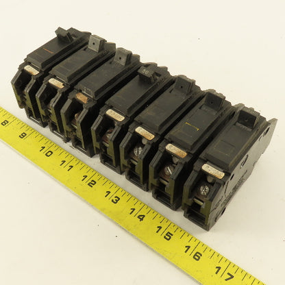 General Electric TQC1150 50A Single Pole Circuit Breaker 120/240V Lot Of 7