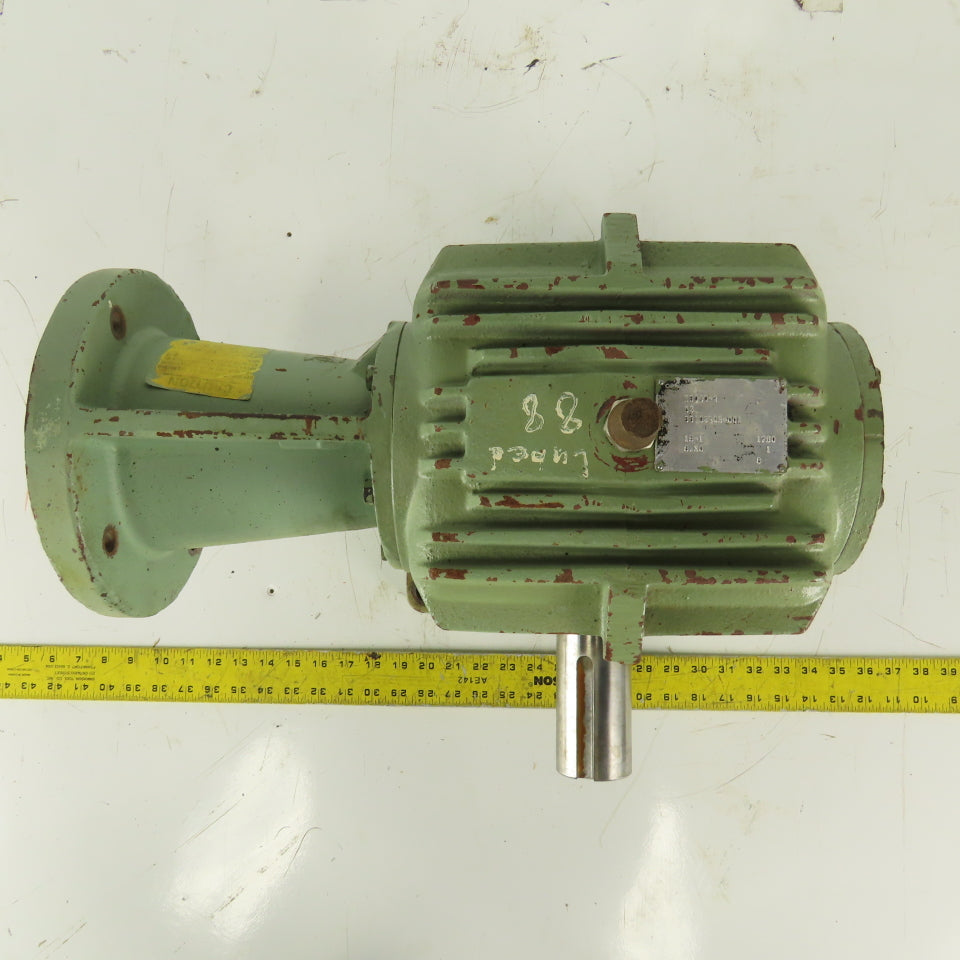 Textron MH040-2 Cone Drive Right Angle Gearbox Speed Reducer 15:1 Ratio