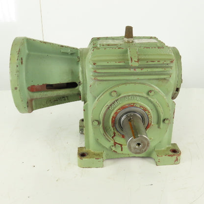Textron MH040-2 Cone Drive Right Angle Gearbox Speed Reducer 15:1 Ratio