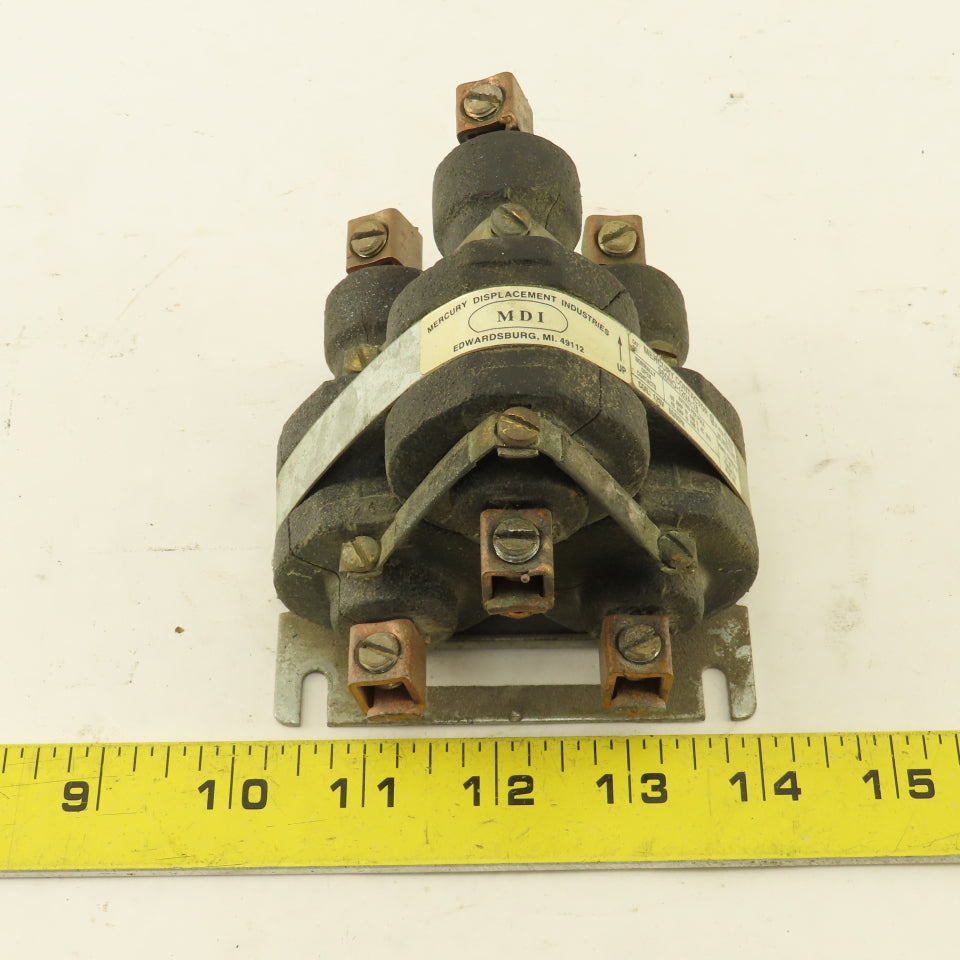Mercury Displacement 360NO-120A-18 Mercury Contactor 480V 60A 120V Coil