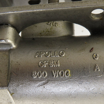 Apollo CF8M 3/4" NPT Stainless Steel 3 Way Actuator Valve