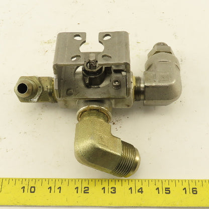 Apollo CF8M 3/4" NPT Stainless Steel 3 Way Actuator Valve