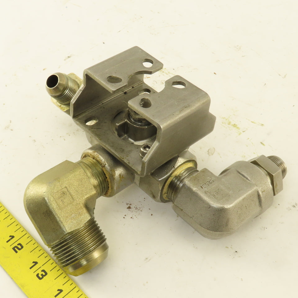 Apollo CF8M 3/4" NPT Stainless Steel 3 Way Actuator Valve