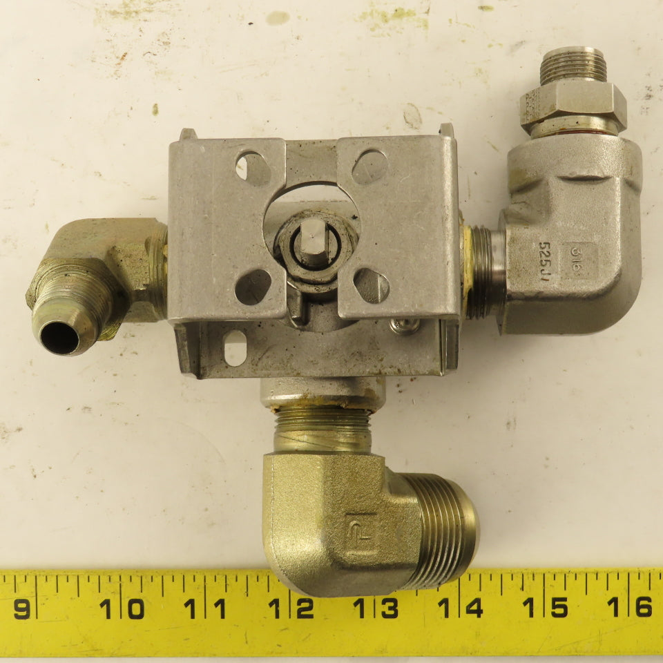 Apollo CF8M 3/4" NPT Stainless Steel 3 Way Actuator Valve