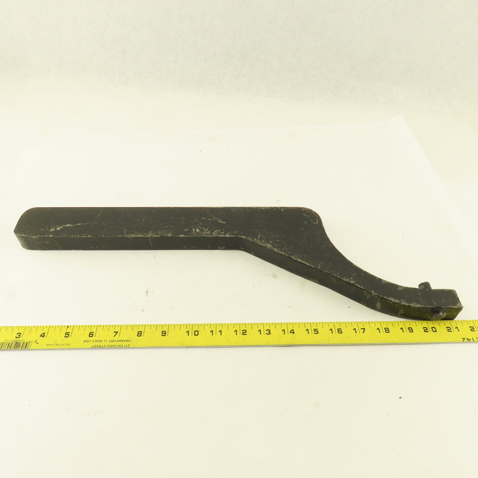 4" OD  Solid Hook Spanner Non Adjustable 1/2" Pin 20" OAL