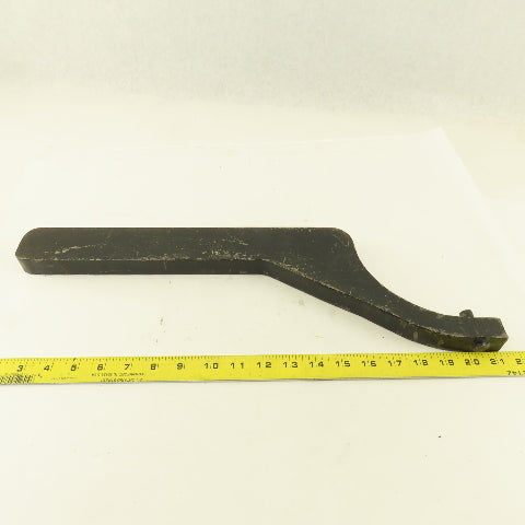 4" OD  Solid Hook Spanner Non Adjustable 1/2" Pin 20" OAL