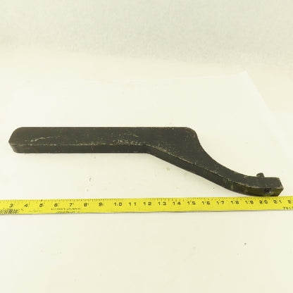4" OD  Solid Hook Spanner Non Adjustable 1/2" Pin 20" OAL