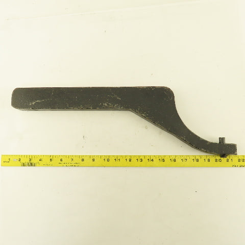 4" OD  Solid Hook Spanner Non Adjustable 1/2" Pin 20" OAL