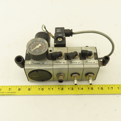 Multiport Pressure Regulator Manifold W/ Switch .5-10 Bar