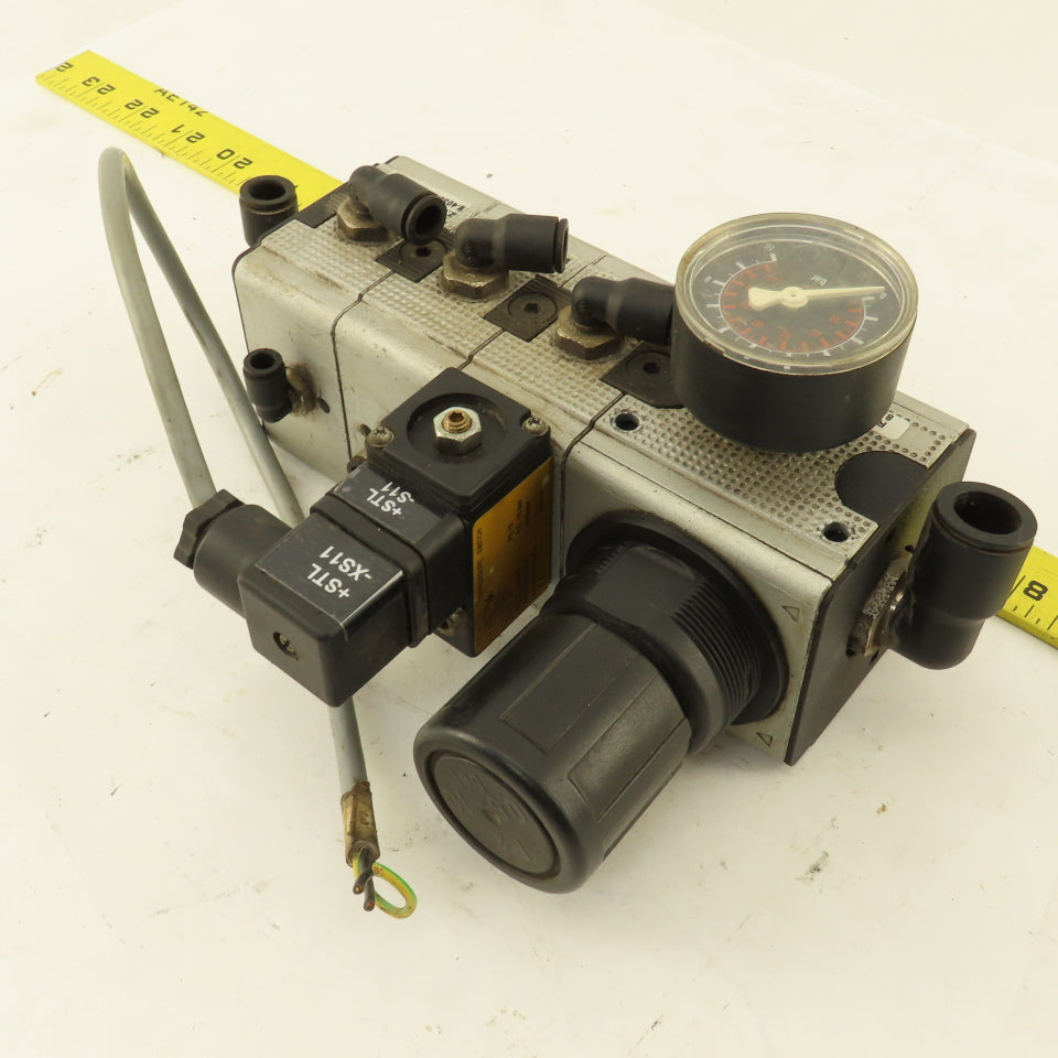 Multiport Pressure Regulator Manifold W/ Switch .5-10 Bar