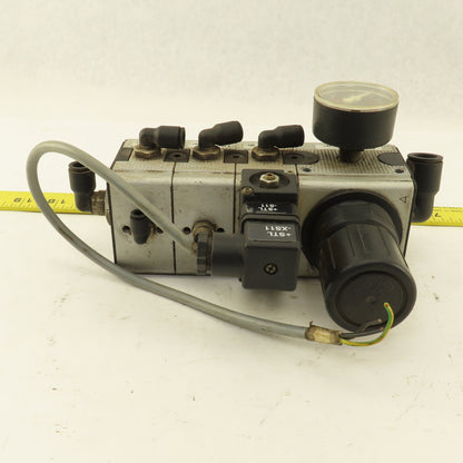 Multiport Pressure Regulator Manifold W/ Switch .5-10 Bar