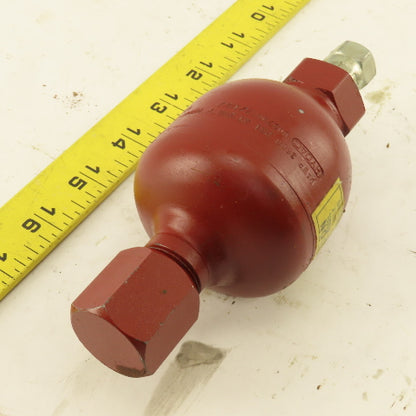 Hydac 00379667/113 Diaphragm Accumulator MAWP 3000psi 5 Cu.In.